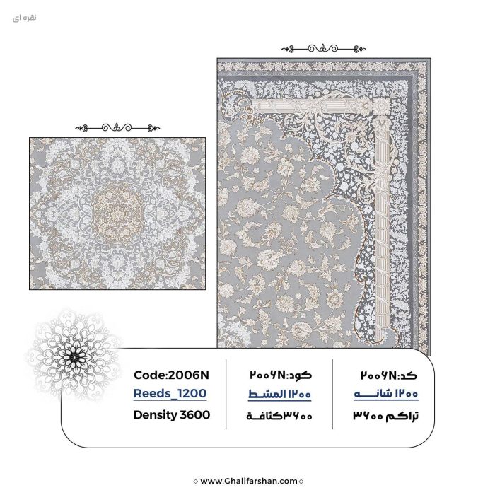 خرید فرش ماشینی کد 2006N، کالکشن سروستان