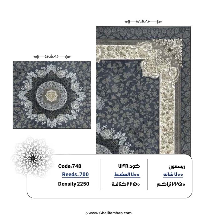 خرید فرش 700 شانه ارزان کد 748