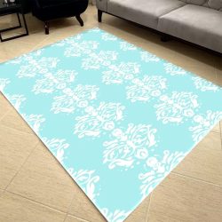 فرش مدرن طرح گل زینتی کد d-57234 فرشینه راهرویی فروشگاه آنلاین فرش ماشینی | فرش کاشان
